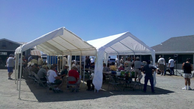 Tents at Clubhouse